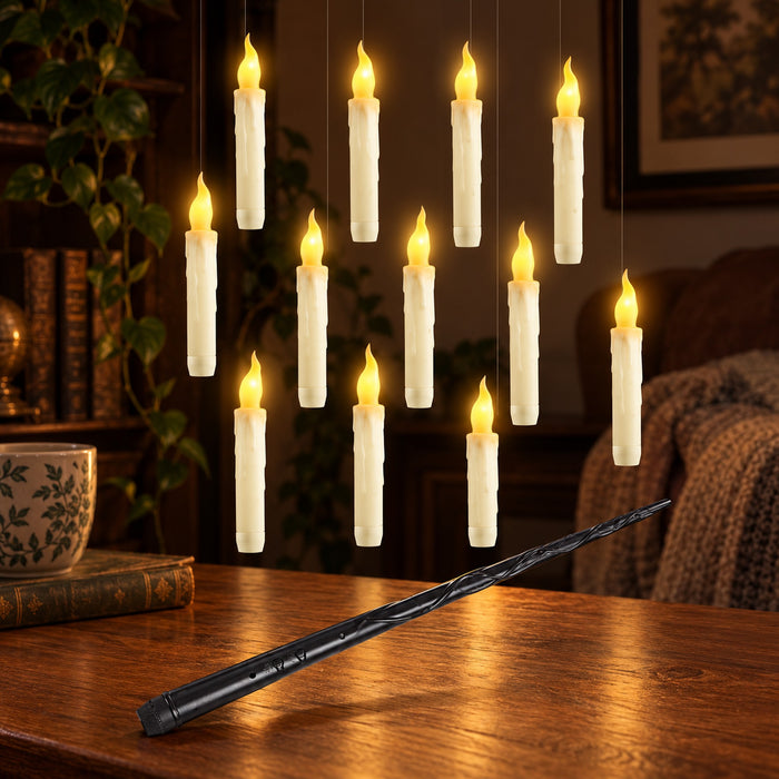 Floating Candles – Flameless LED Candles with Wand Remote