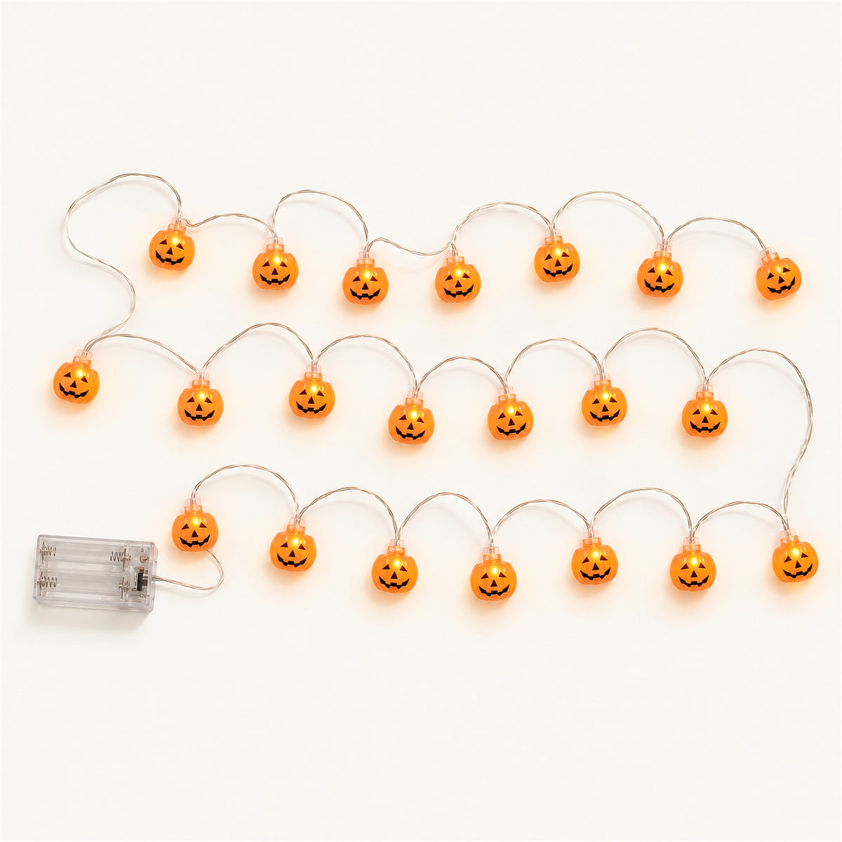 
Cobweb Lights – Halloween LED String Lights - 4.9 ft Pumpkin variant