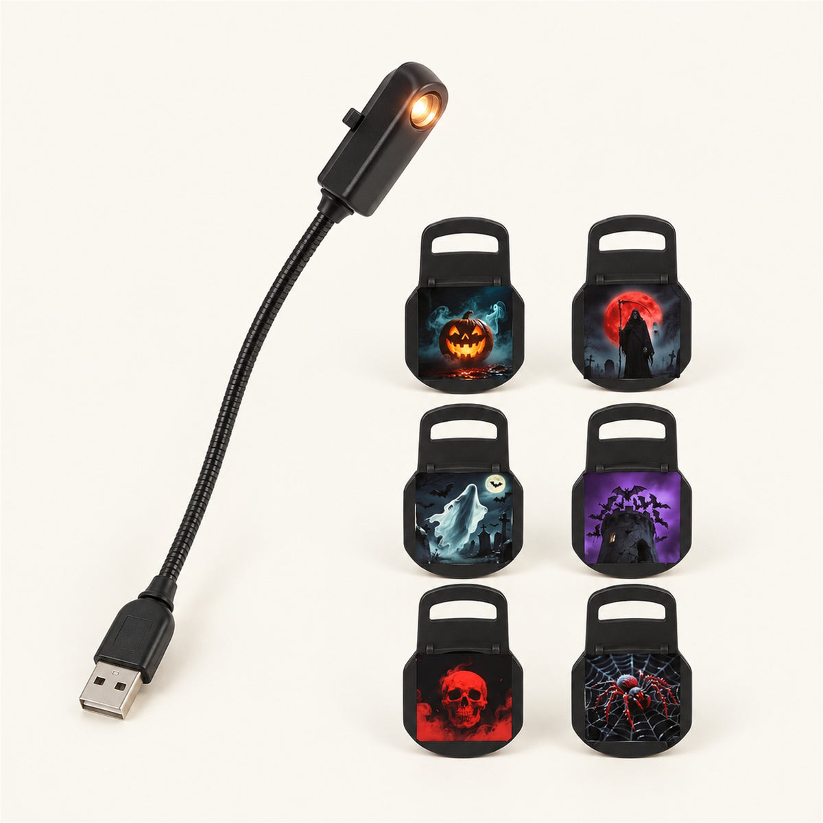Ghost Beam – Mini Halloween Projector Lamp - Single variant
