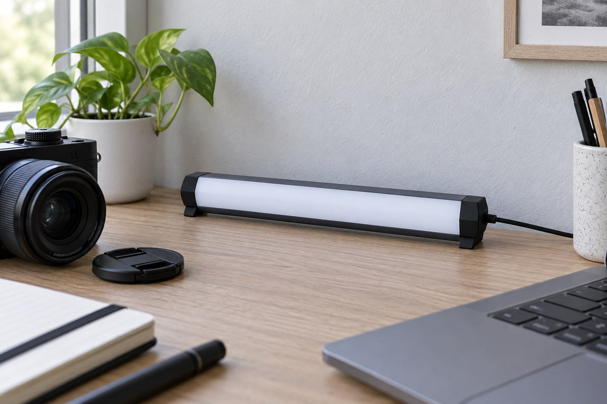 Studio Bar – Rechargeable Photo & Video Lamp with the light switched off
