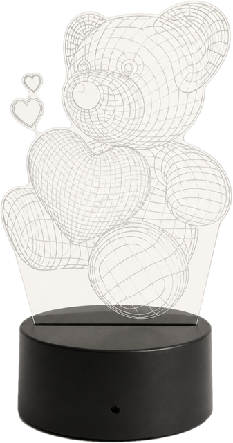 Love Struck – 3D Heart Table Lamp