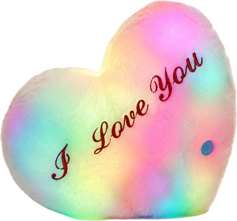 ObiSweetheart – LED Light-Up Heart Pillow