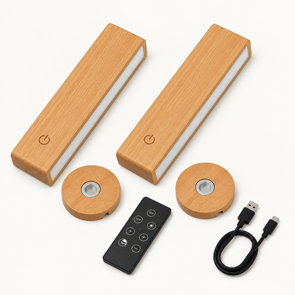 Beech Line – Beech Wood Magnetic Wall Lamp