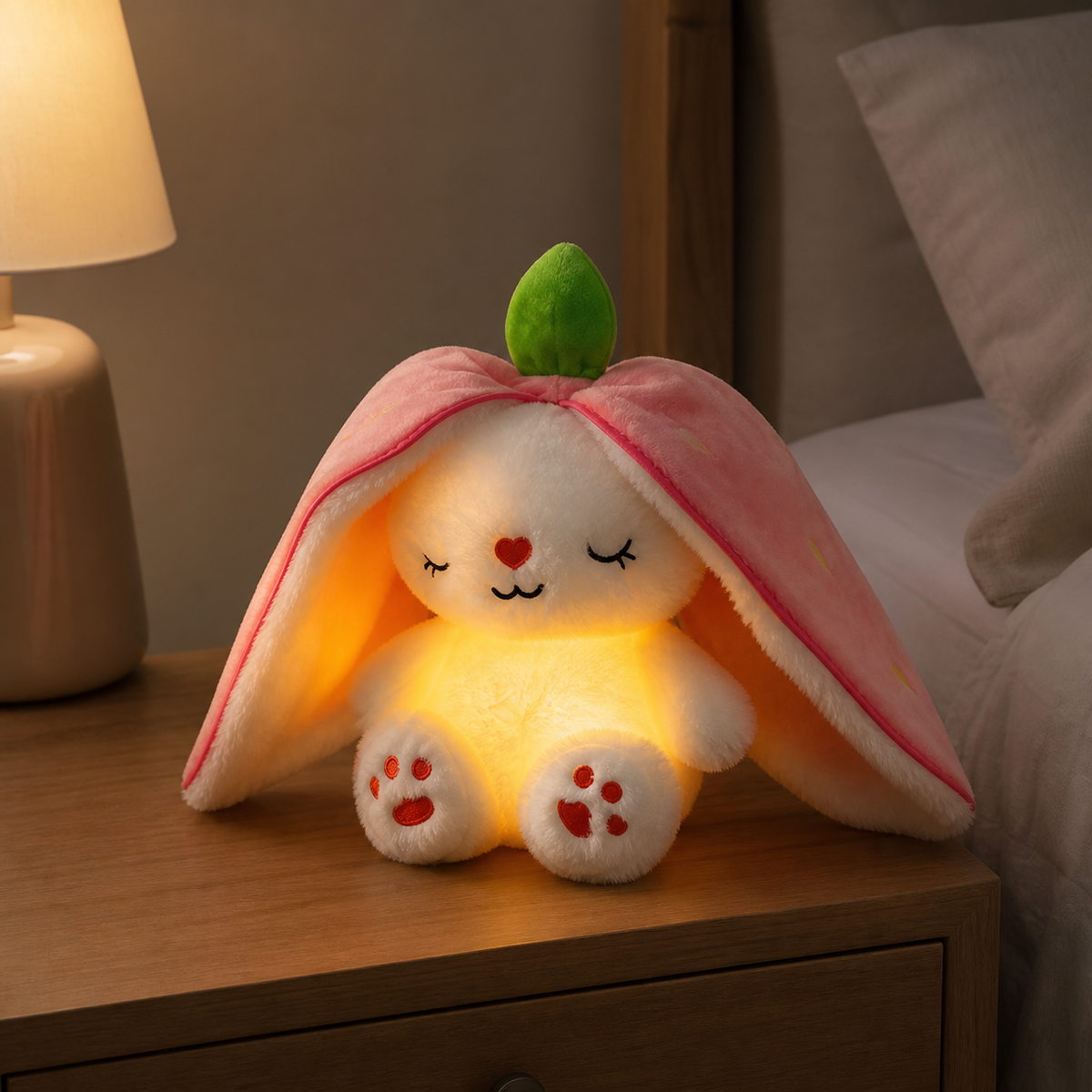 
ObiBunny — Strawberry shown in a room setting