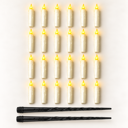 Floating Candles – Flameless LED Candles with Wand Remote