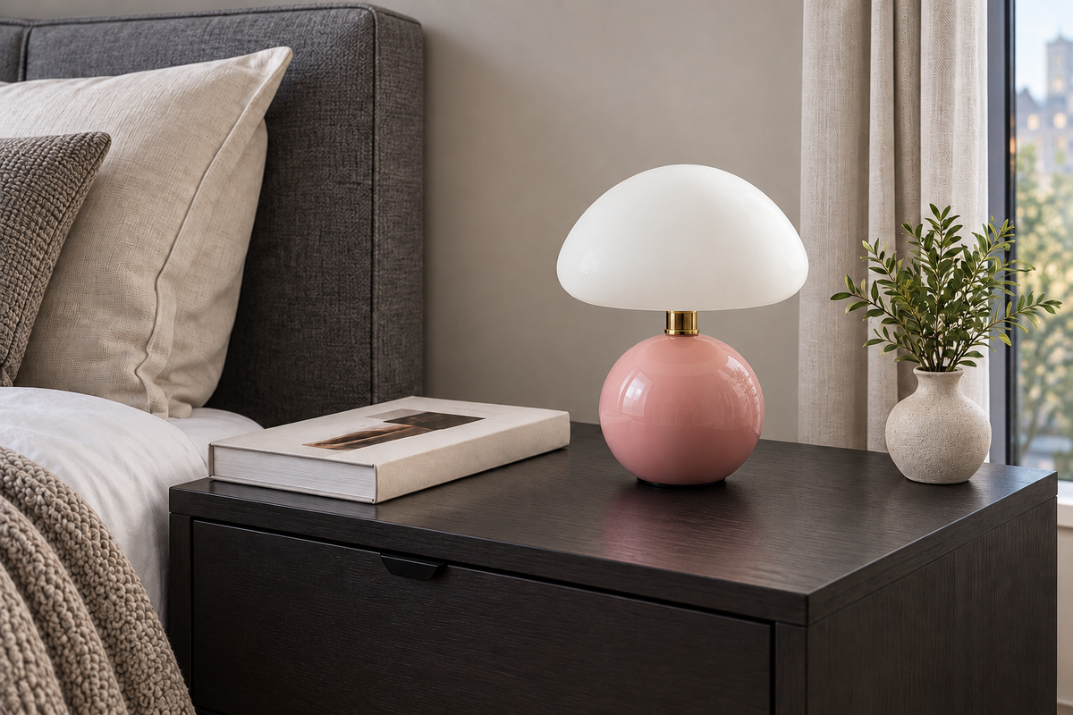 Candy Dome – Warm-White Table Lamp — same hero product in daylight, light off