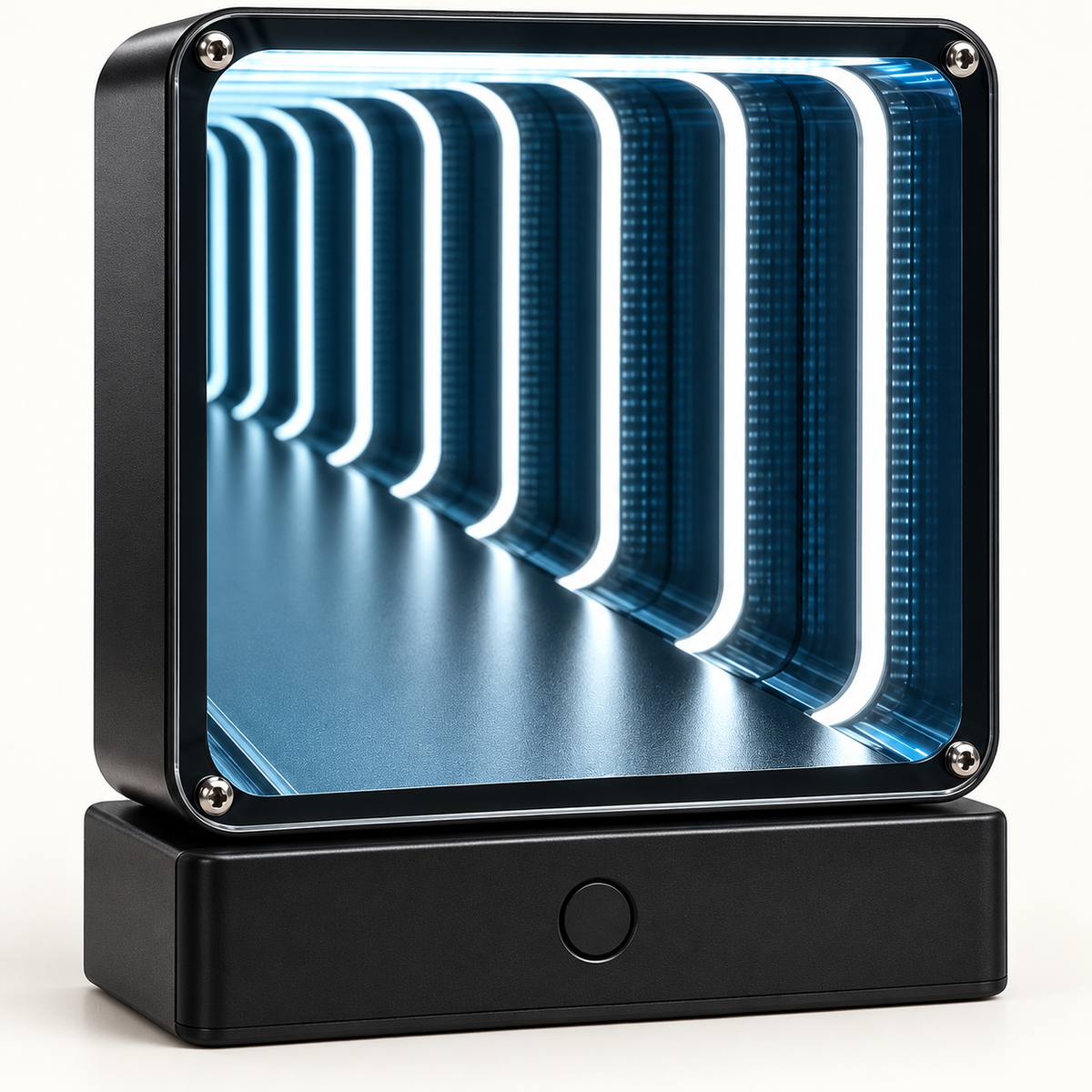 
Infinity Tunnel – 4D Quantum Infinity Tunnel Lamp - studio view