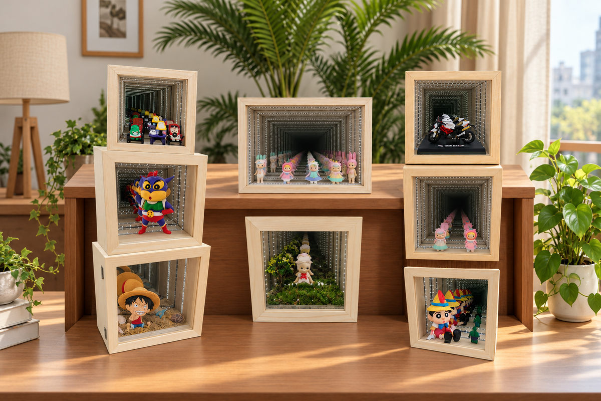 Endless Frame – Illusion Display Frame — same hero product in daylight, light off