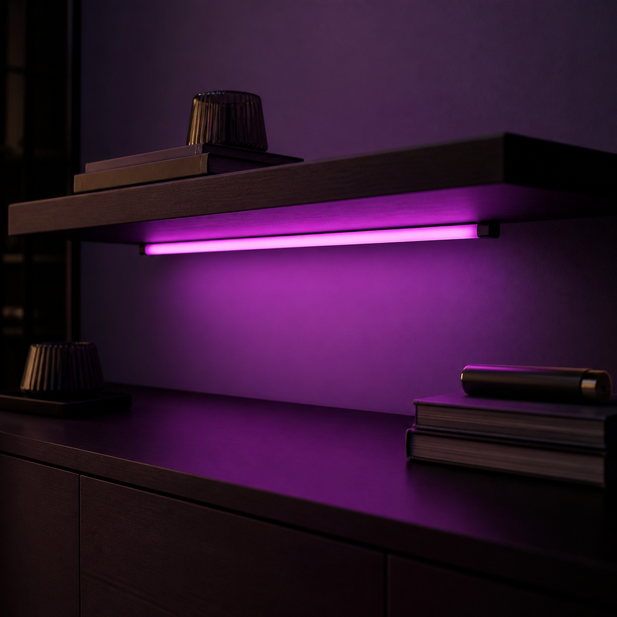 Studio Bar — Purple · 12.6 in shown in a room setting