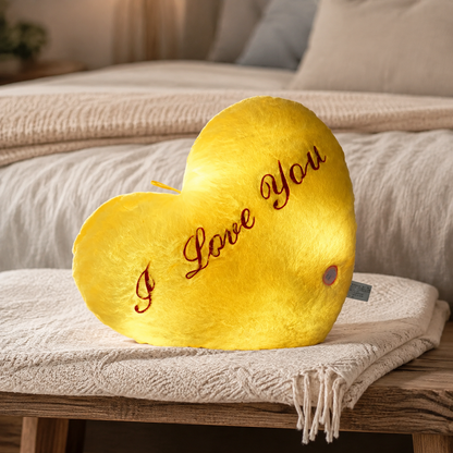 ObiSweetheart – LED Light-Up Heart Pillow