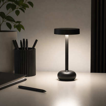 Steel Bistro – Rechargeable Table Lamp