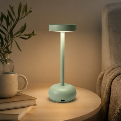 Steel Bistro – Rechargeable Table Lamp