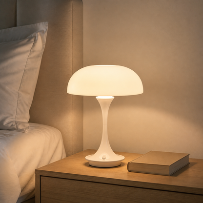 Tangerine Dream – Dimmable USB Mushroom Table Lamp