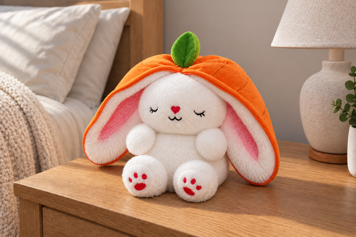 ObiBunny – Breathing Plush Companion — same hero product in daylight, light off