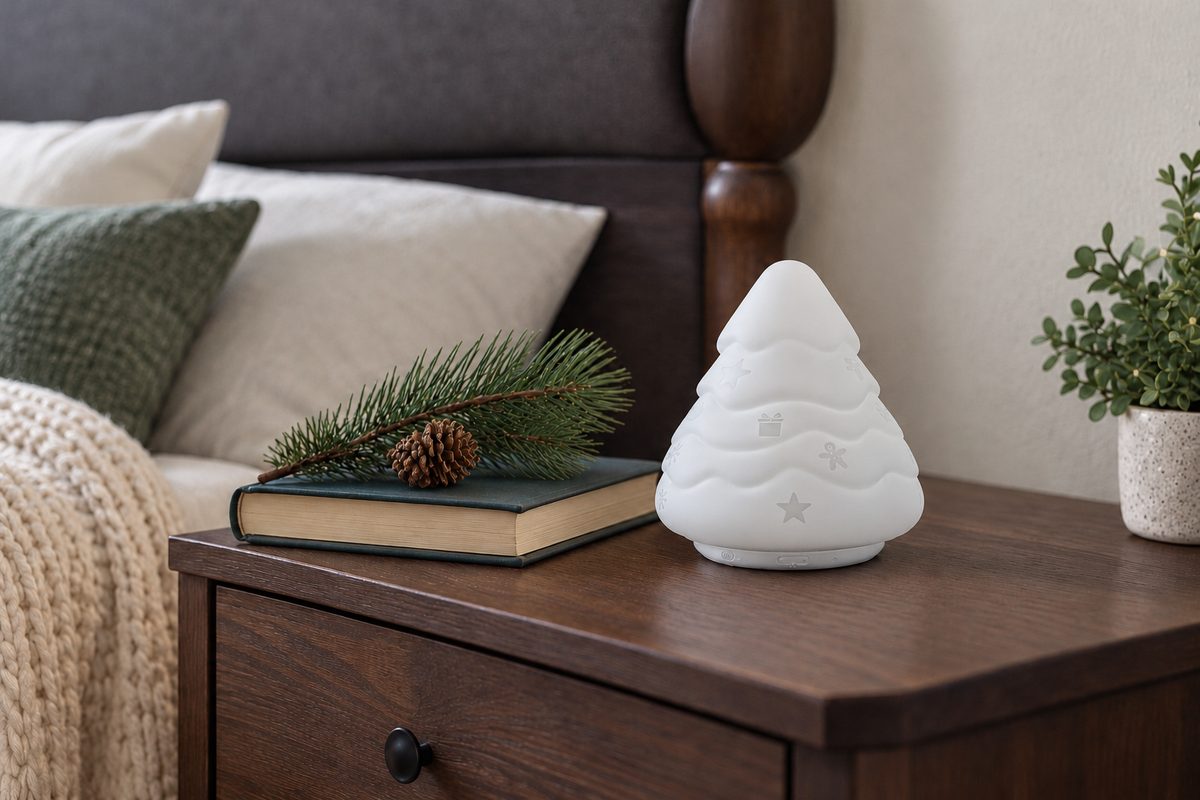 ObiFrosty – Snowman and Tree Light — same hero product in daylight, light off