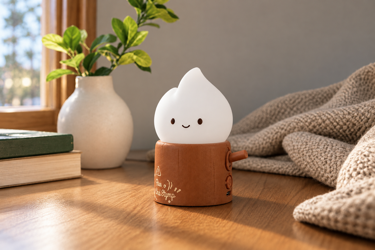 ObiSmores – Campfire Night Light — same hero product in daylight, light off