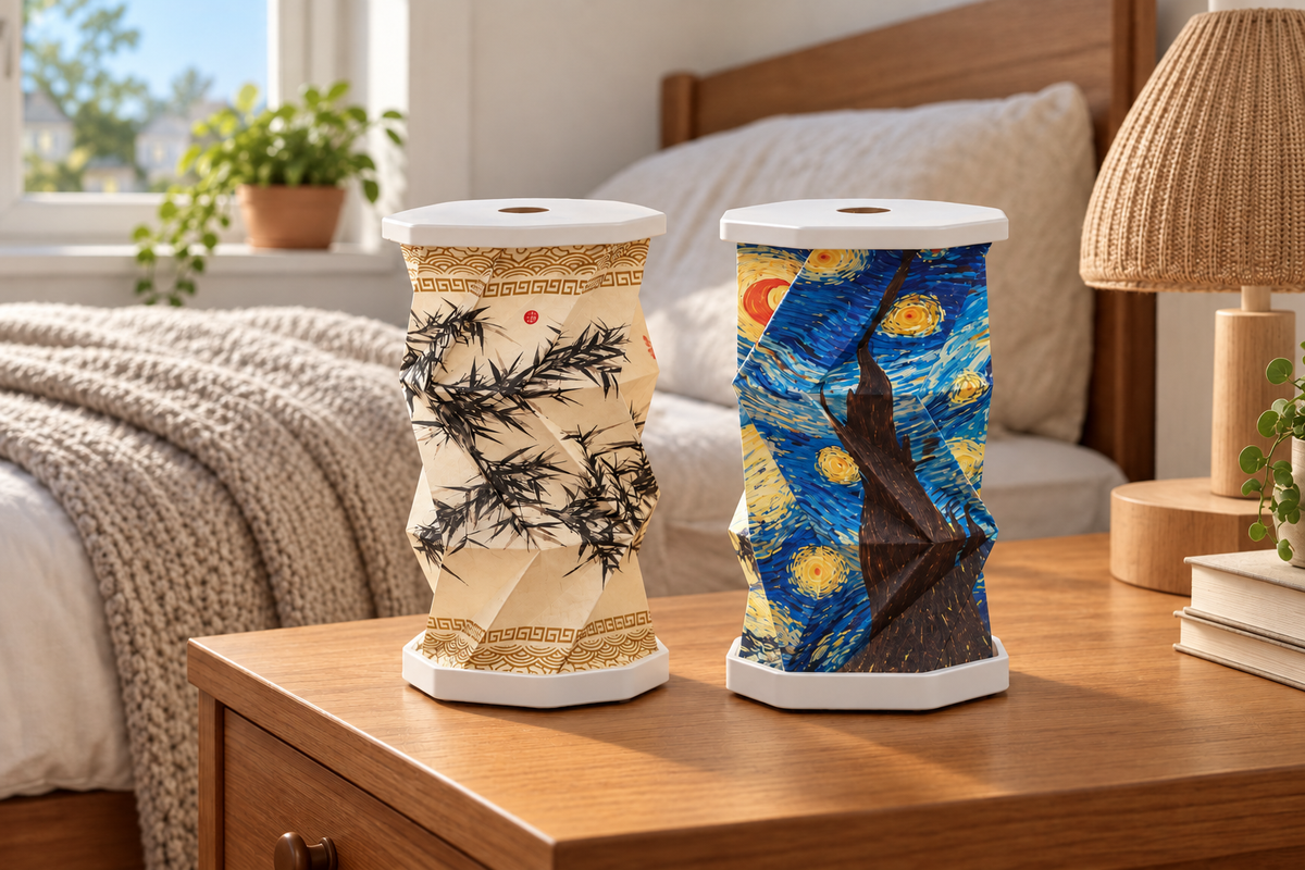 Paper Lantern – Paper Lantern Lamp — same hero product in daylight, light off