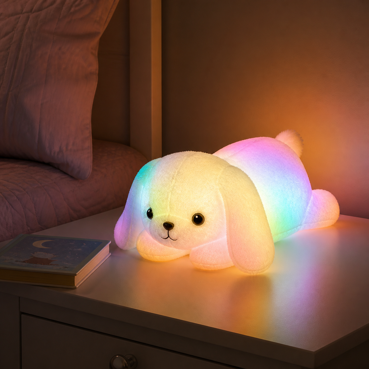 
ObiPuppy — Soft White / 10.6 in shown in a room setting
