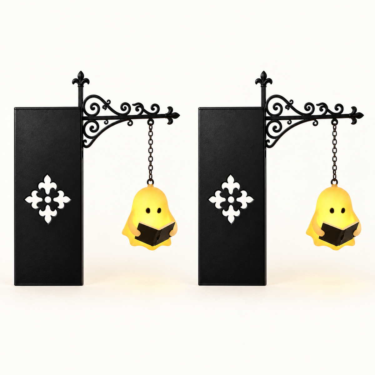 
Shelf Lantern - Set of 2 / Ghost - complete set neatly arranged