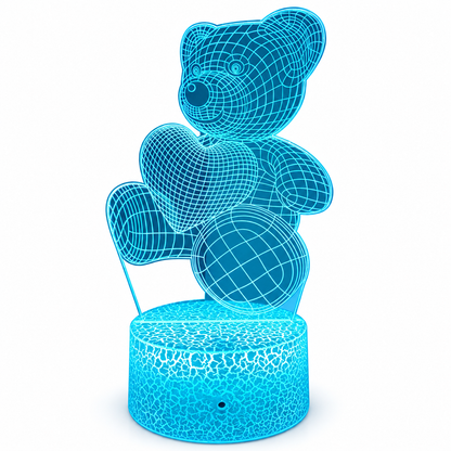 Love Struck – 3D Heart Table Lamp