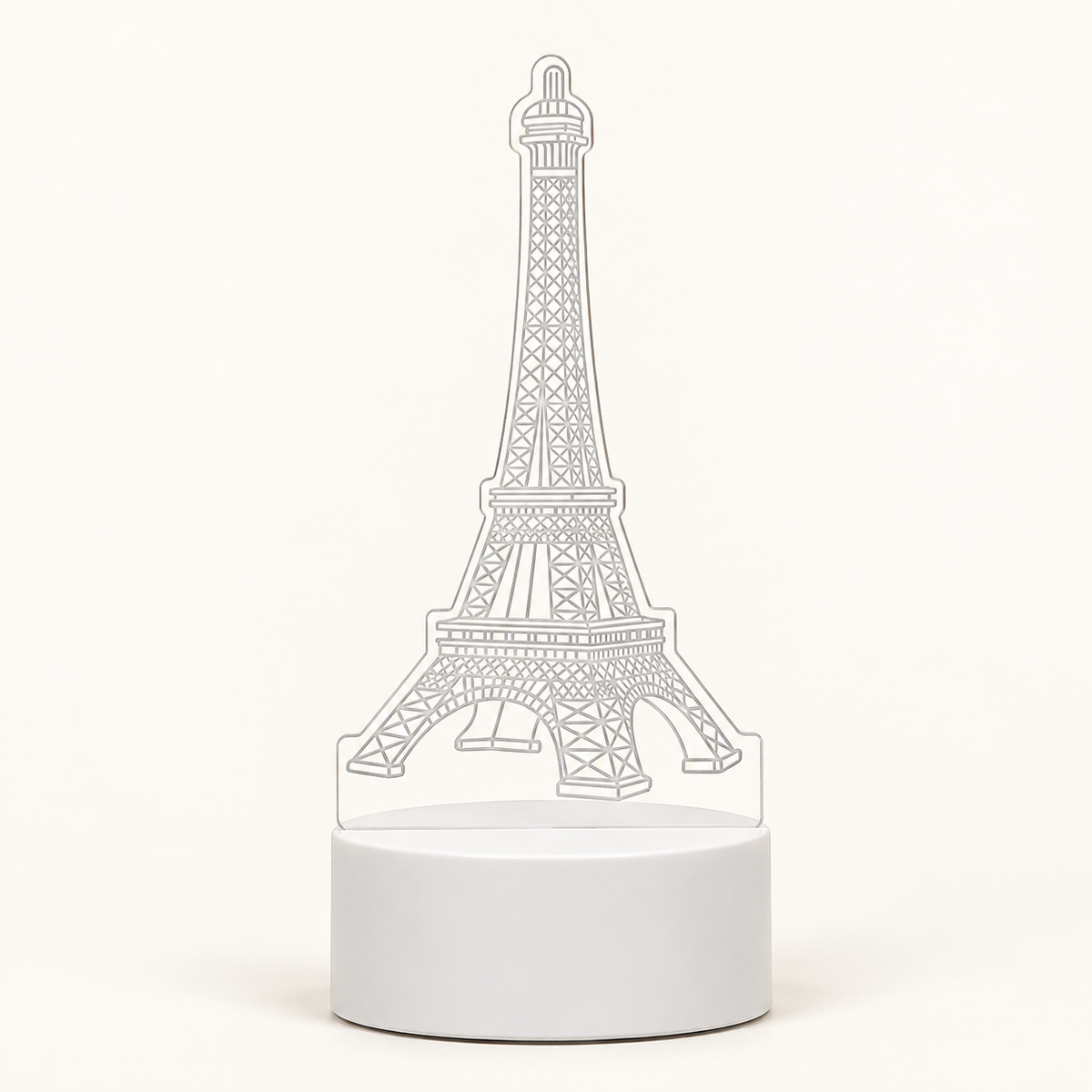 Little Glimmer – Acrylic 3D Illusion Night Lamp - Eiffel Tower variant