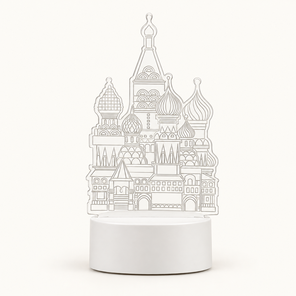 Little Glimmer – Acrylic 3D Illusion Night Lamp - Castle variant
