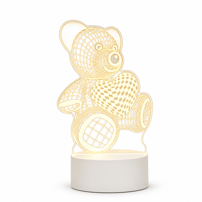 Little Glimmer – Acrylic 3D Illusion Night Lamp