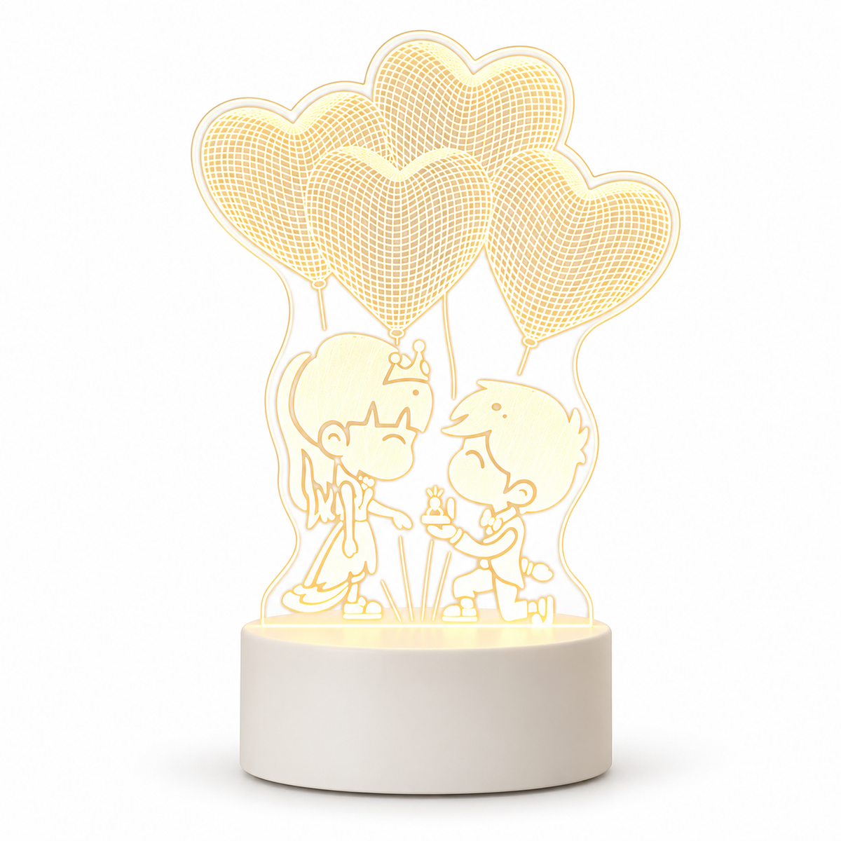 
Little Glimmer – Acrylic 3D Illusion Night Lamp - Proposal variant