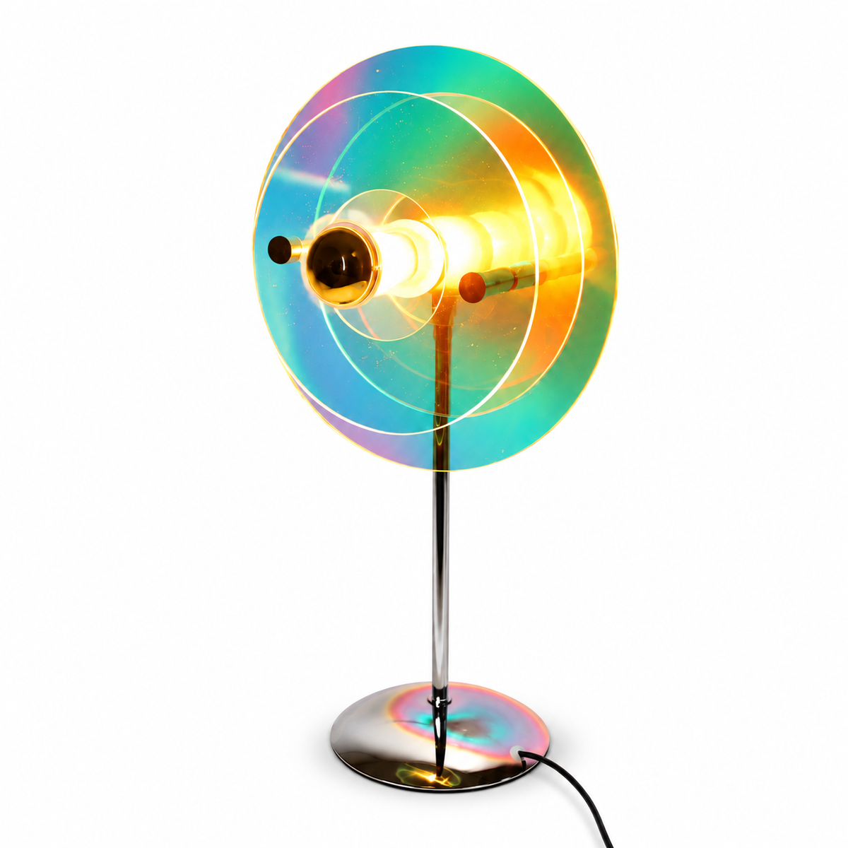 Flying Saucer – Warm-White Table Lamp - Rainbow variant