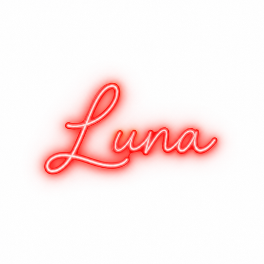 Name Neon – Custom LED Neon Name Lamp - studio view