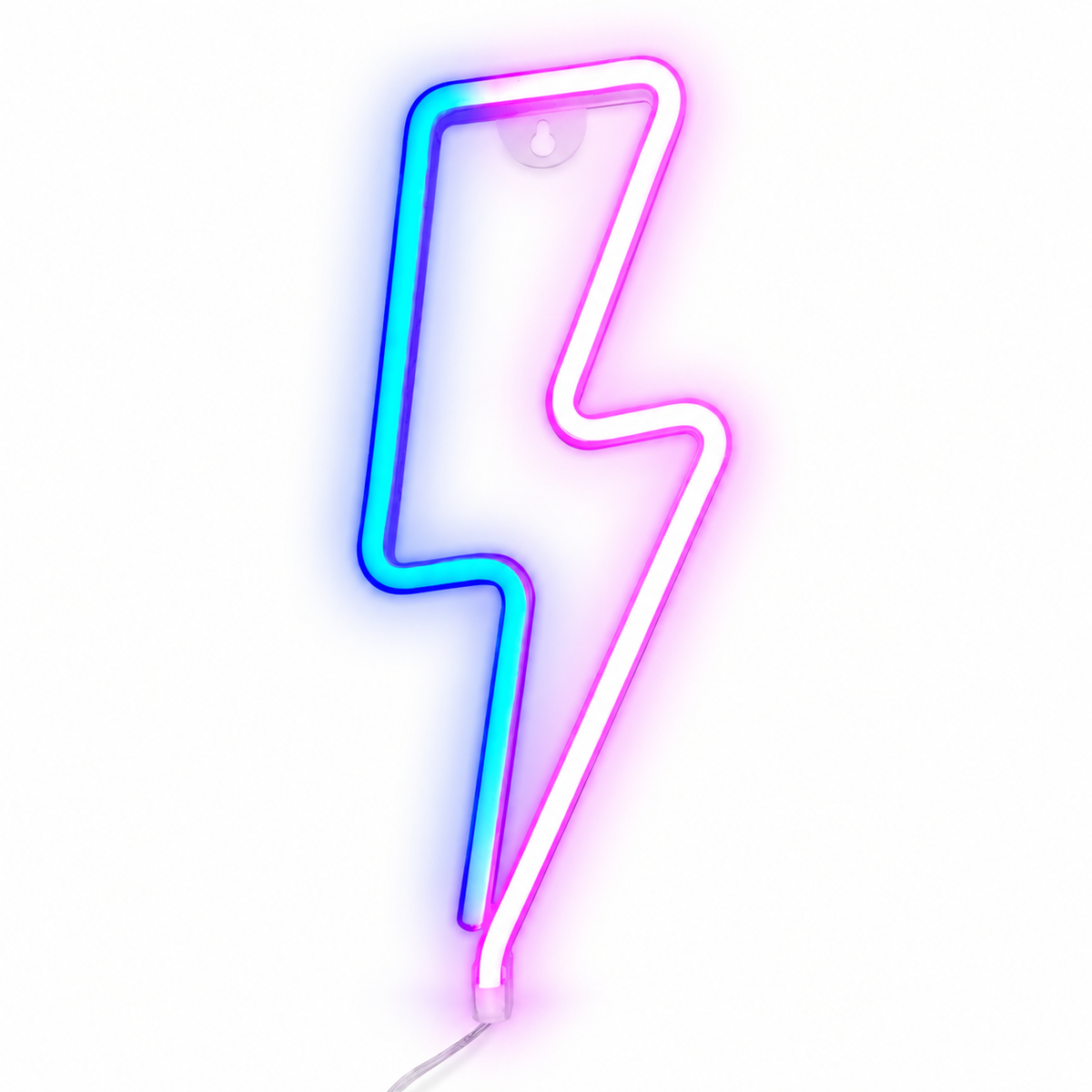 Storm Neon – Neon Wall Art Lamp - Lightning · Pink/Blue variant