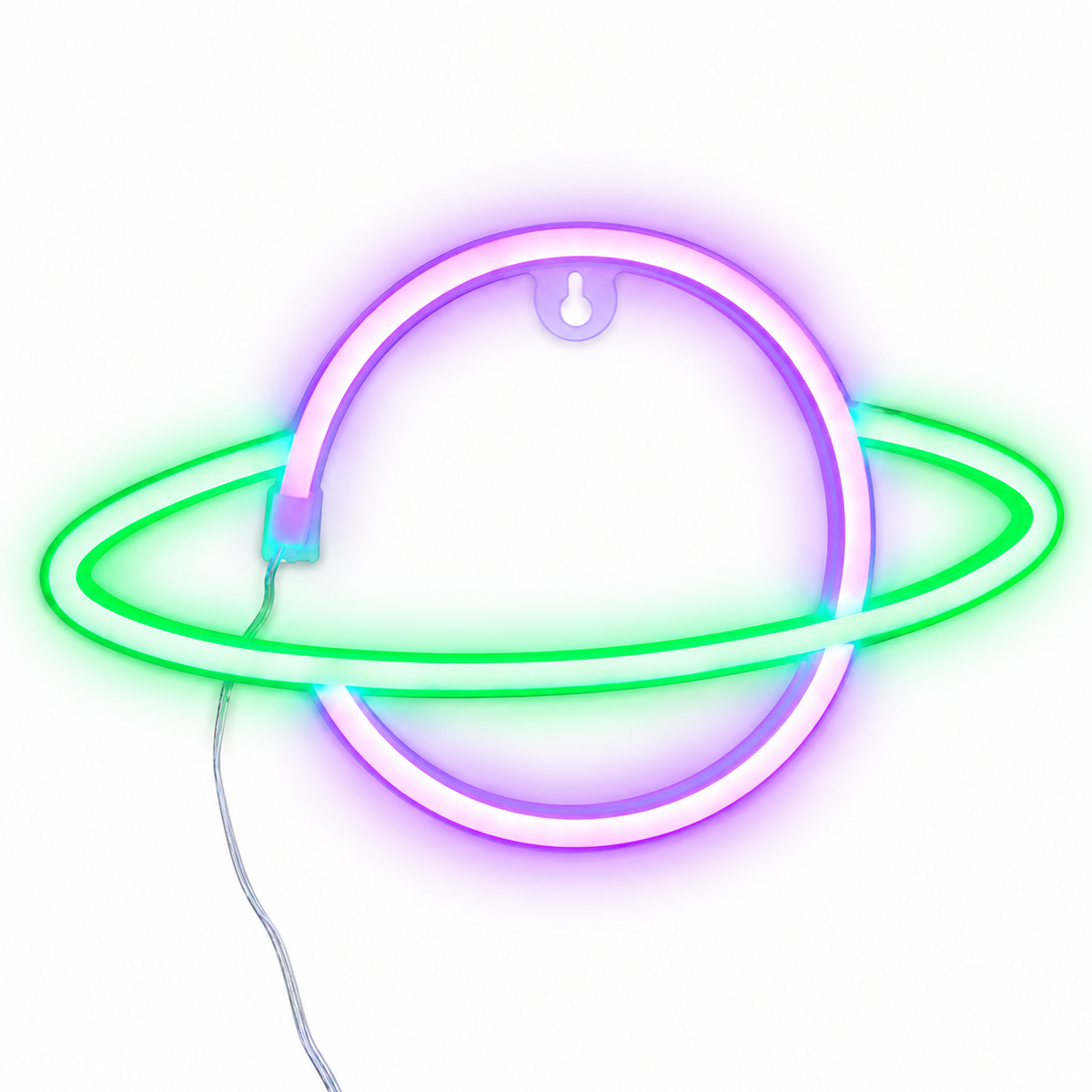 Storm Neon – Neon Wall Art Lamp - Planet · Purple/Green variant