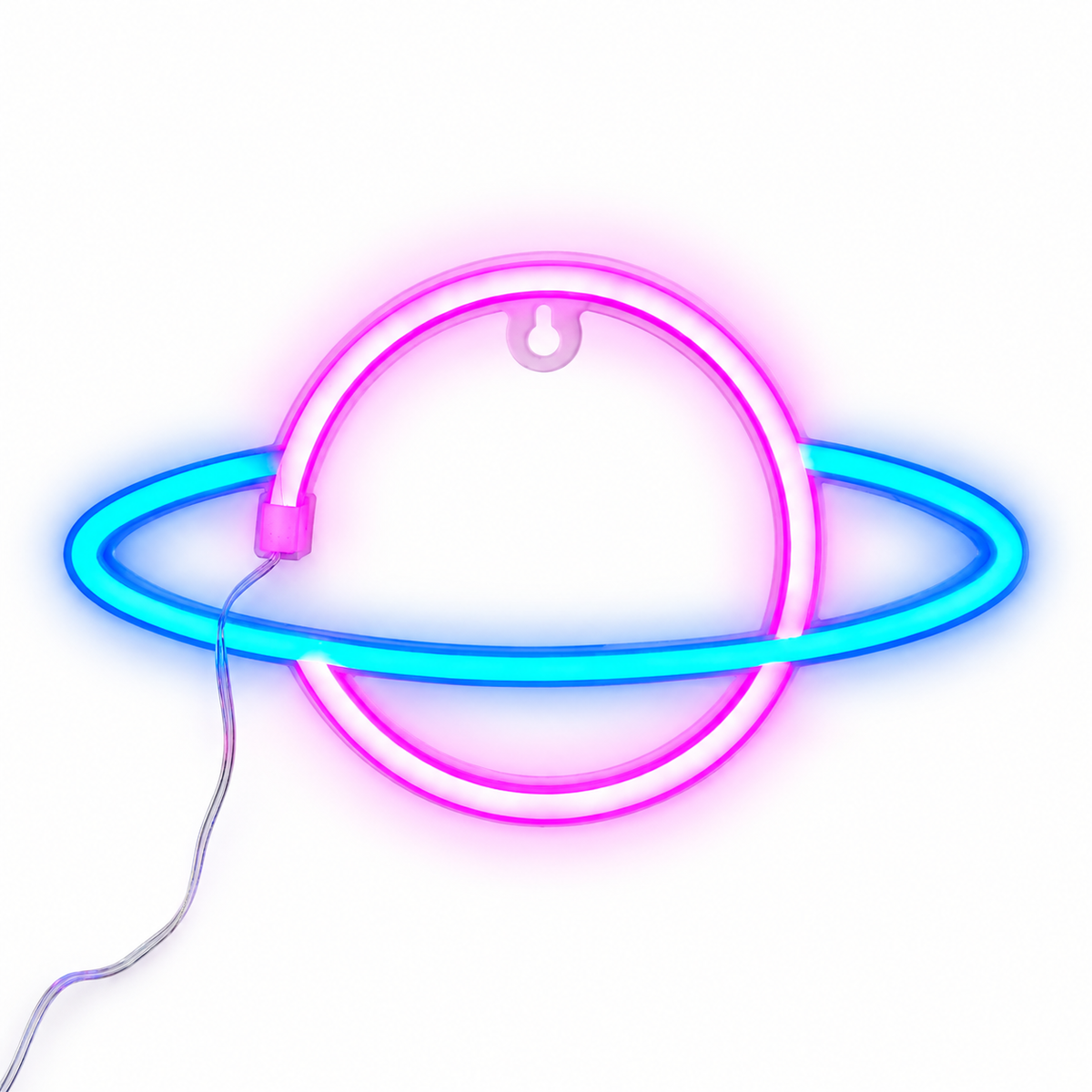 Storm Neon – Neon Wall Art Lamp - Planet · Pink/Blue variant