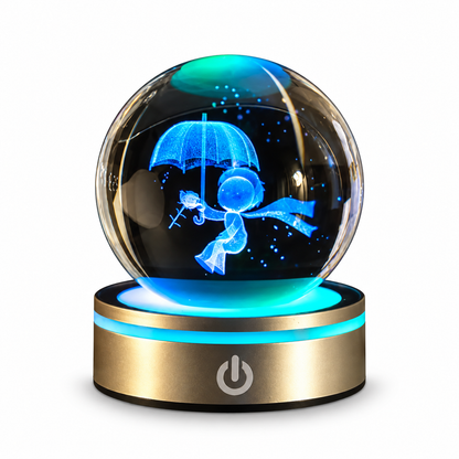 Crystal Globe – Glowing Crystal Ball Lamp