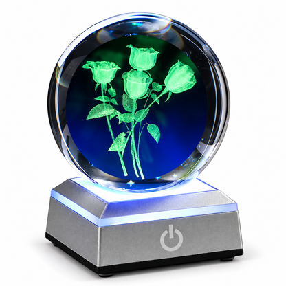 Crystal Globe – Glowing Crystal Ball Lamp