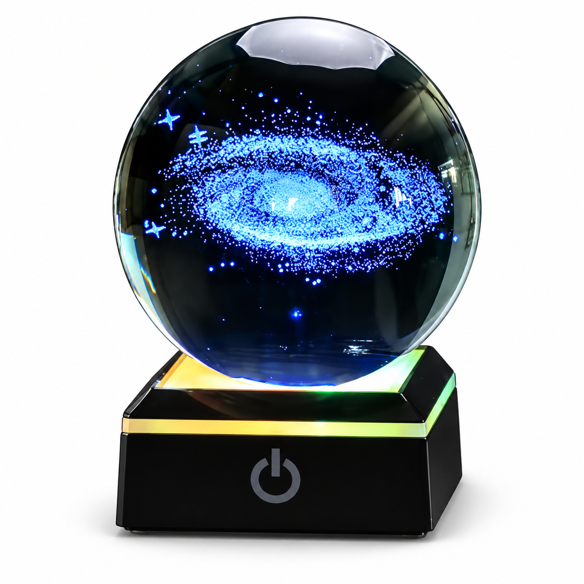 
Crystal Globe – Glowing Crystal Ball Lamp - Milky Way variant