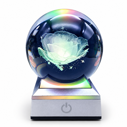 Crystal Globe – Glowing Crystal Ball Lamp