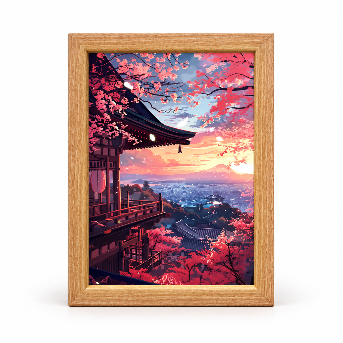 Kyoto Nights – Tokyo Art Lamp - Crimson Skyline variant