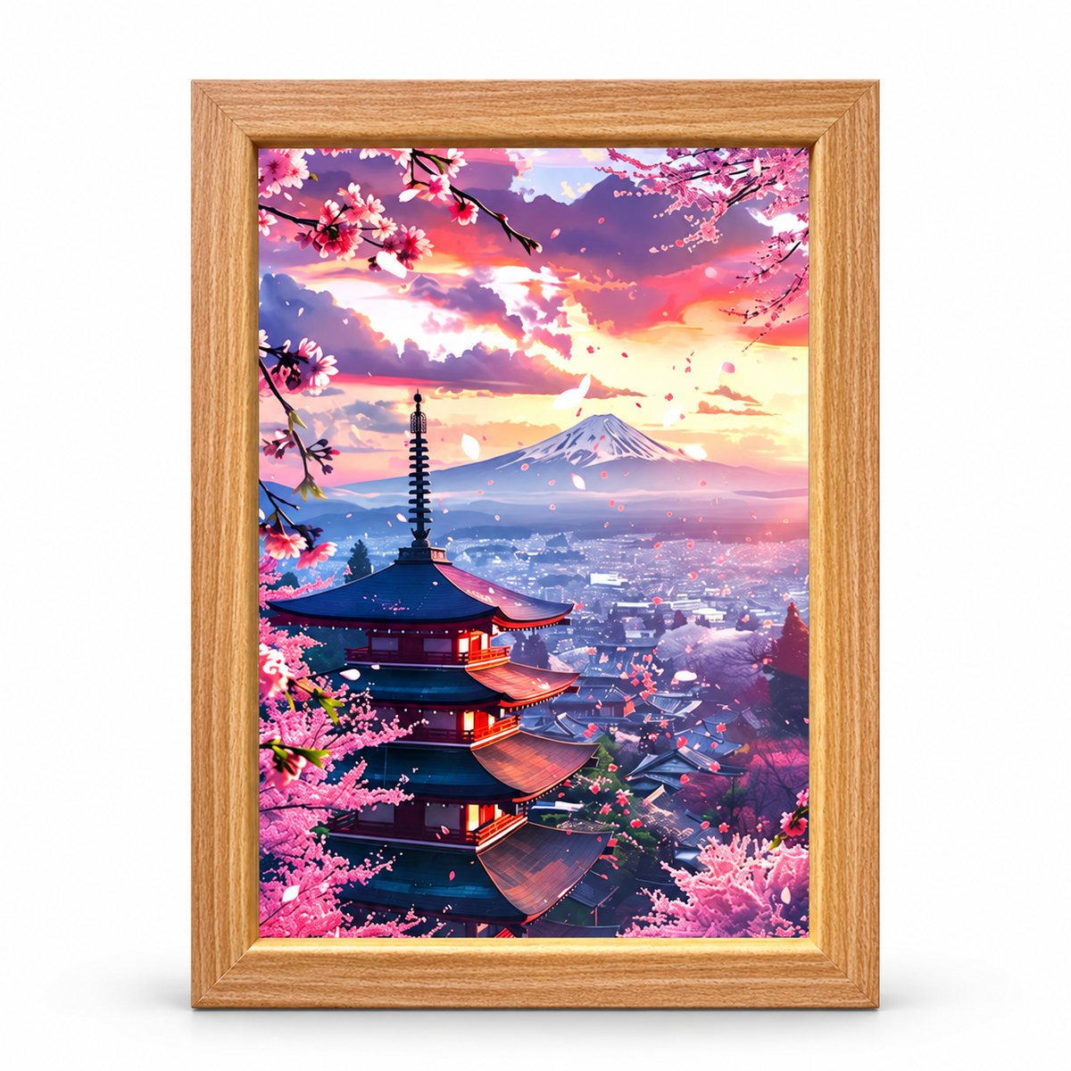Kyoto Nights – Tokyo Art Lamp - Pagoda at Dusk variant