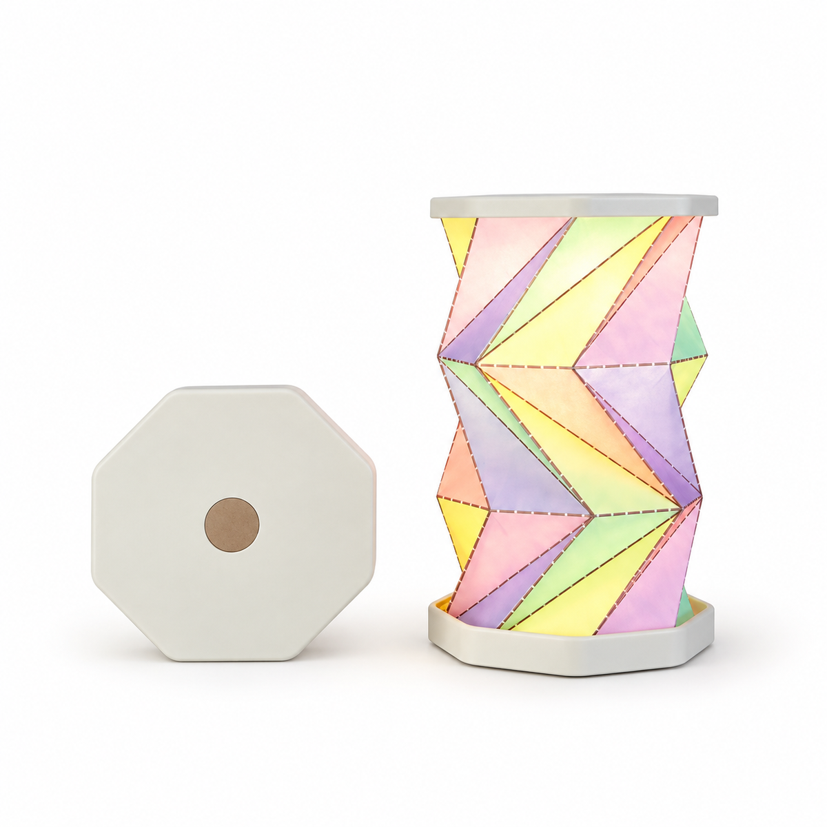 Paper Lantern – Paper Lantern Lamp - Pastel Prism variant