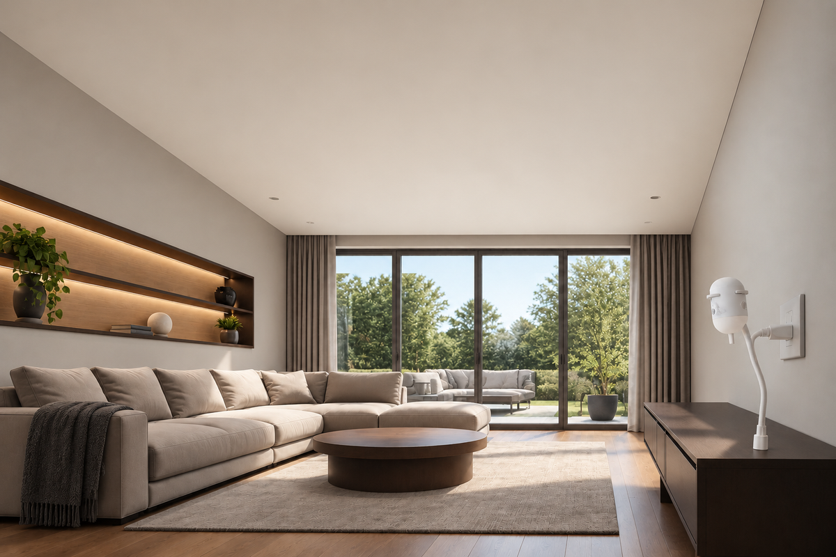 Twin Galaxy – 2-in-1 Mini Galaxy Projector — same hero product in daylight, light off