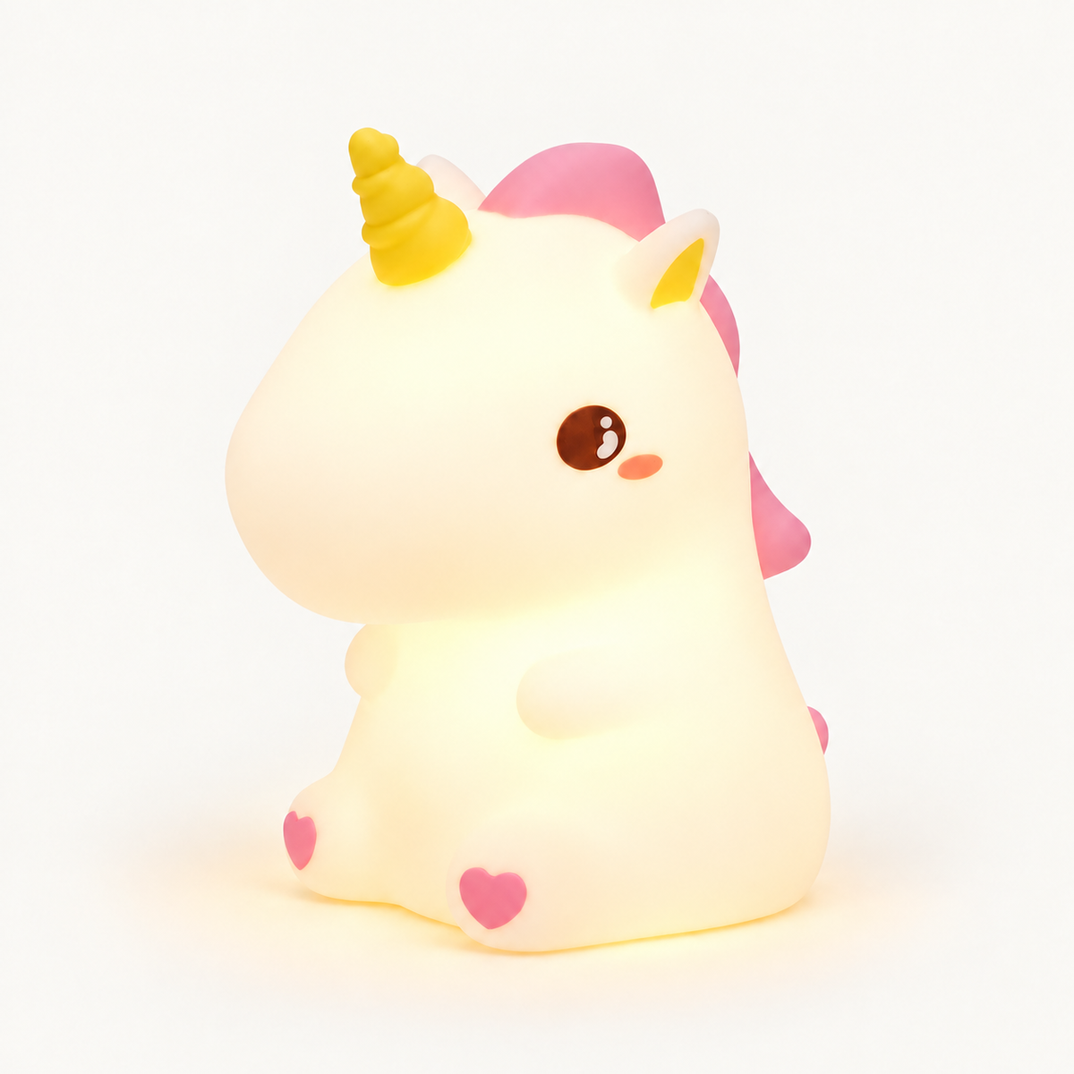 
ObiBuddies — unicorn lamp glowing warm white