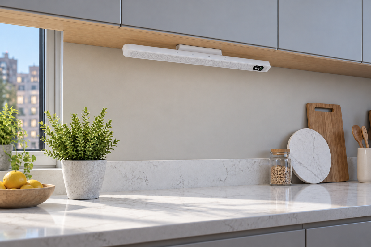 Vanity Bar – Rechargeable Vanity Light Bar — same hero product in daylight, light off