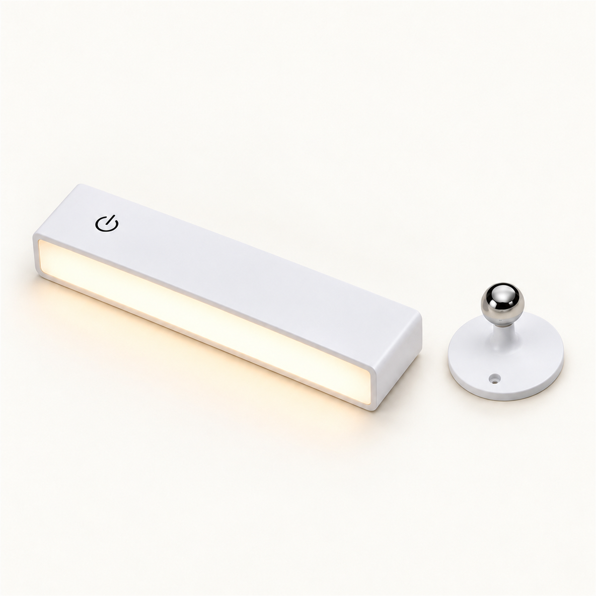 
Wall Pebble - 1 Pack White - complete set neatly arranged