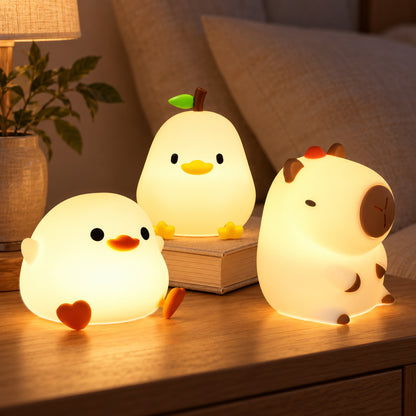 ObiPals – Silicone Animal Touch Night Lamp