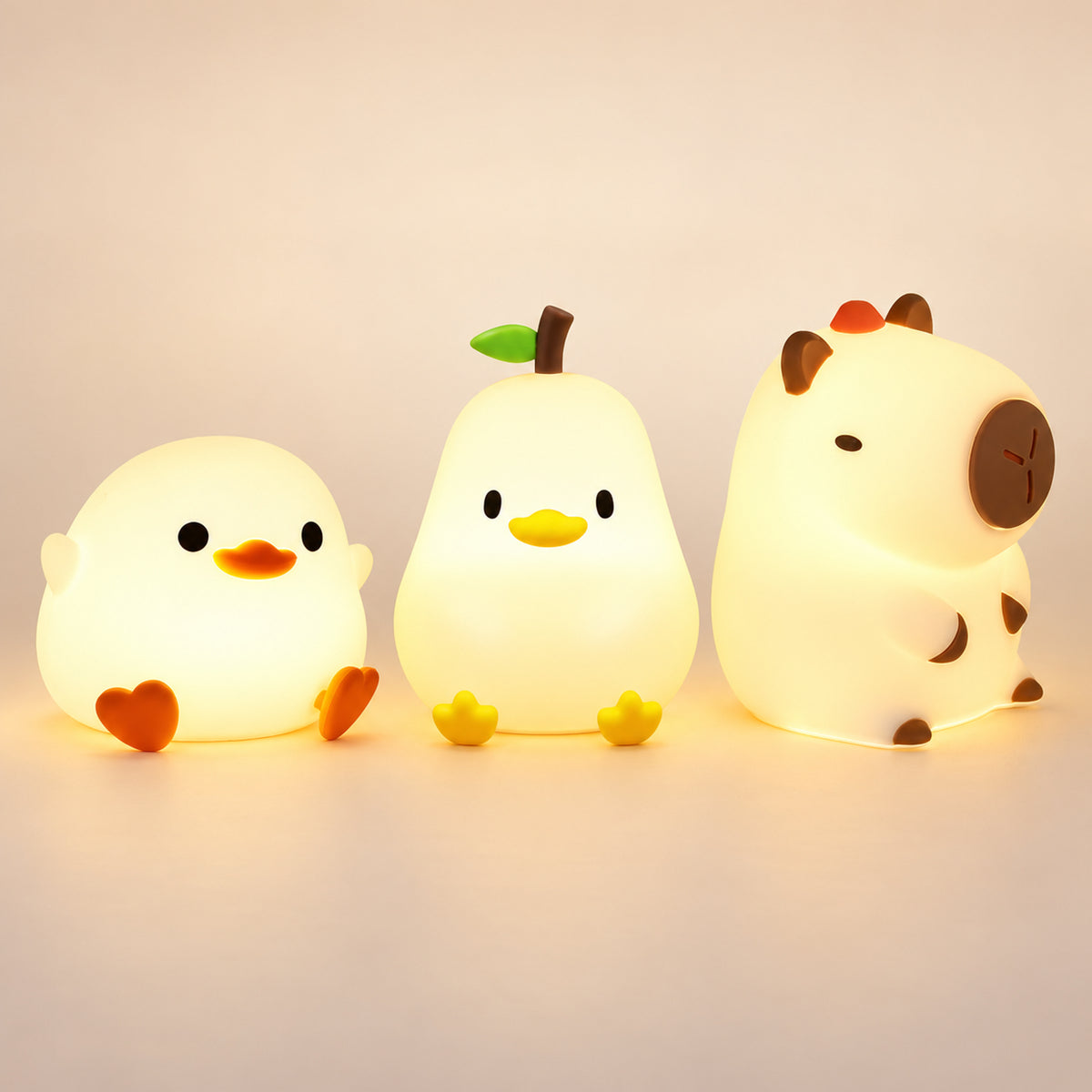 ObiPals – Silicone Animal Touch Night Lamp - studio view
