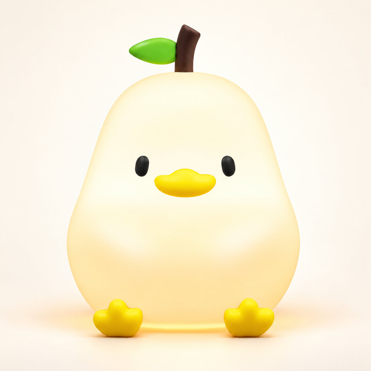 ObiPals – Silicone Animal Touch Night Lamp - Pear Duck variant