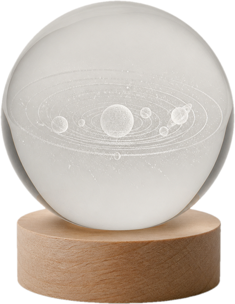Solar System – Crystal Ball Space Lamp