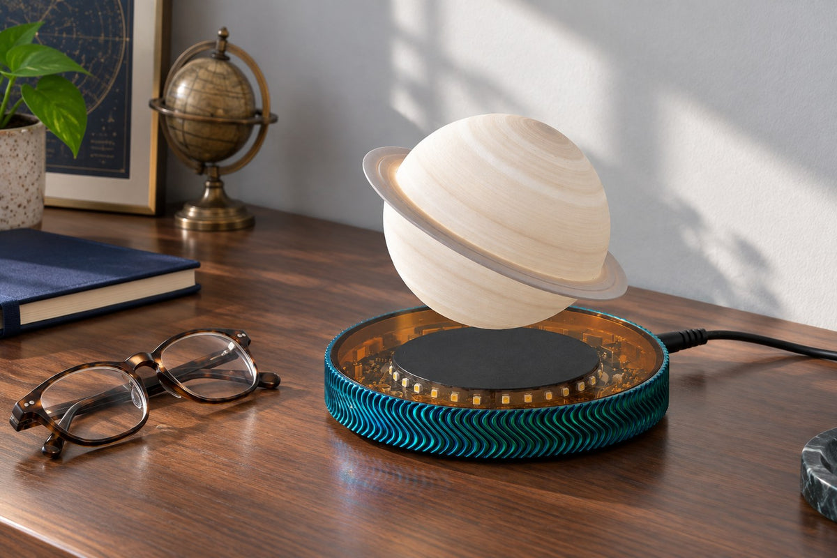 Floating Saturn – Floating Lamp with the light switched off