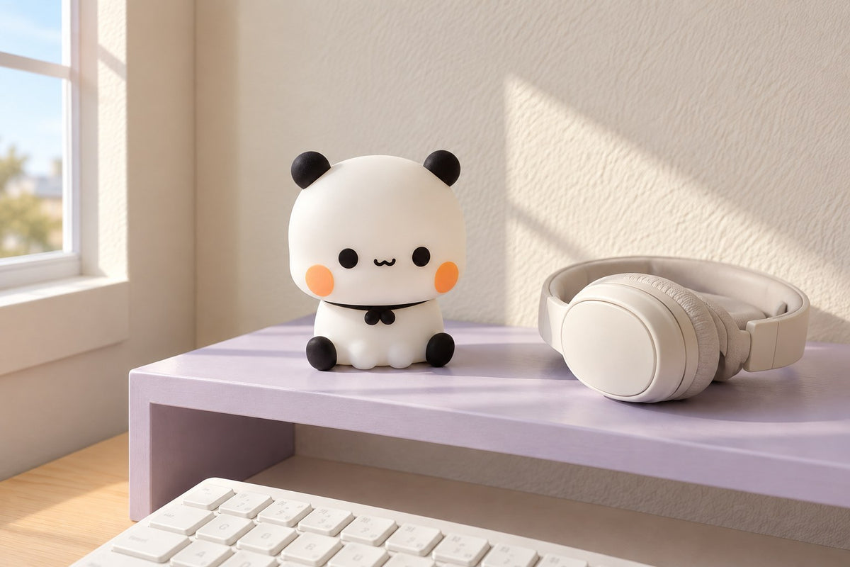 ObiPandi – Panda & Capybara Touch Night Lamp with the light switched off